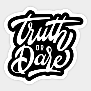 Truth or Dare Sticker